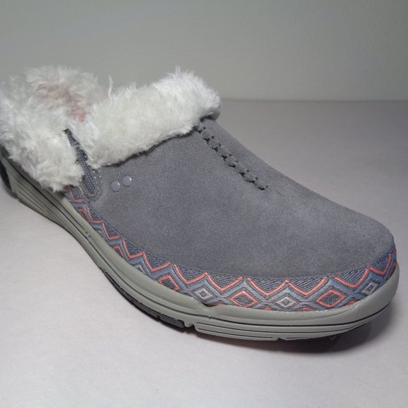 Ryka Size 6.5 M ADVENTURE Charcoal Suede New Clogs - Picture 4 of 13